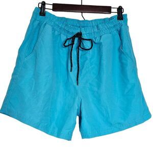 Rivers Board Shorts Swim Trunks Cyan Blue Mens L Chubby, Surf, Beach, Summer